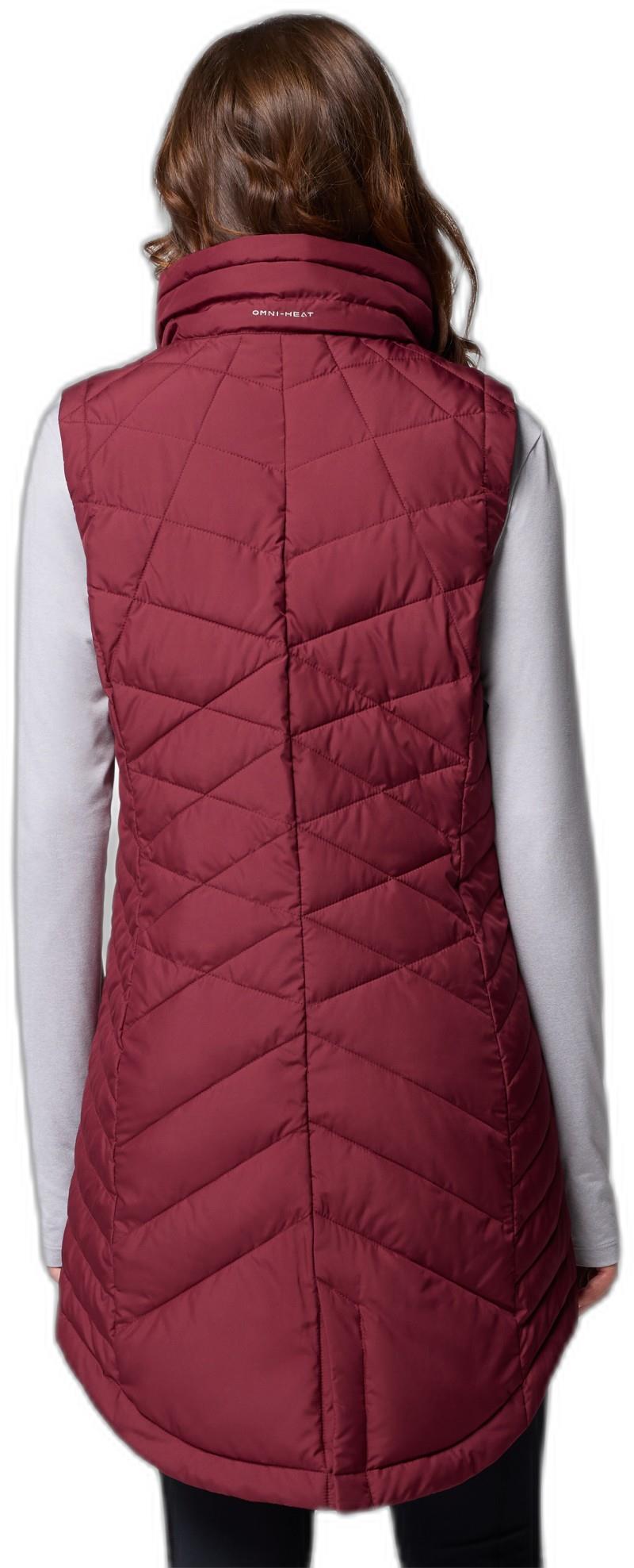 Heavenly II Long Vest - Womens - rich wine 1
