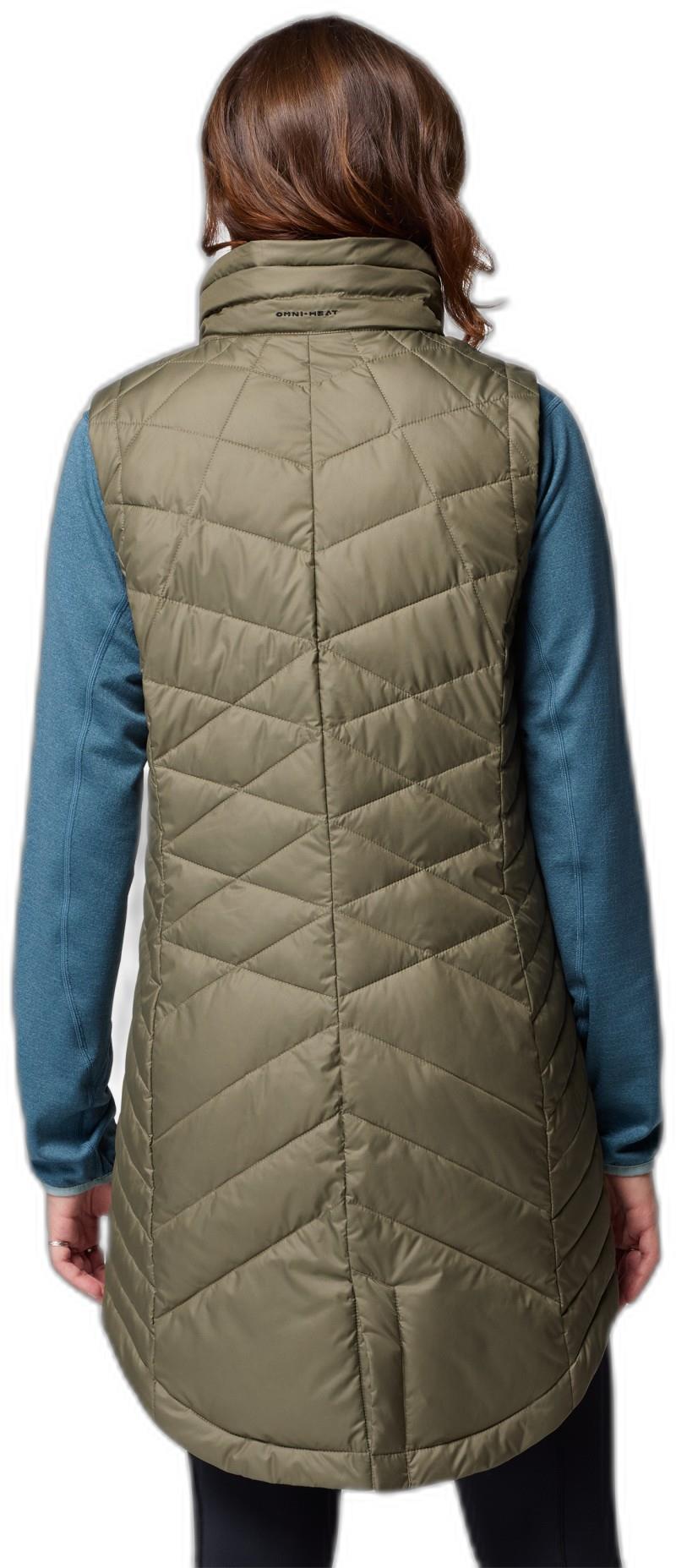 Heavenly II Long Vest - Womens - stone green 1