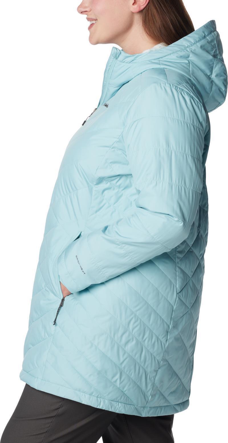 Heavenly Long Hooded Jacket, Extended - Womens - Aqua Haze 2