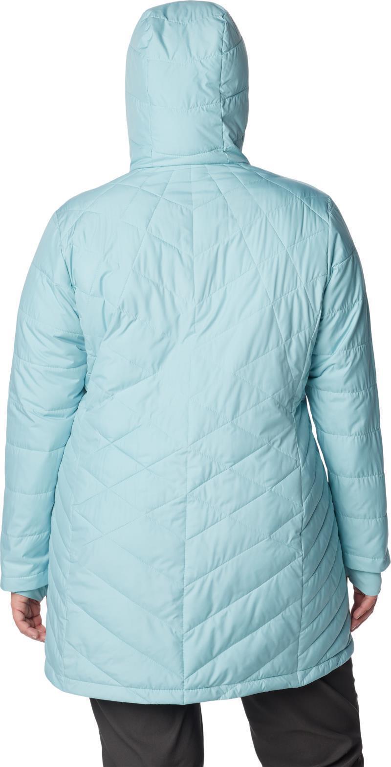 Heavenly Long Hooded Jacket, Extended - Womens - Aqua Haze 3