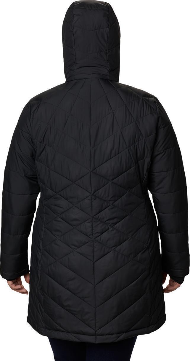 Heavenly Long Hooded Jacket, Extended - Womens - Black 2