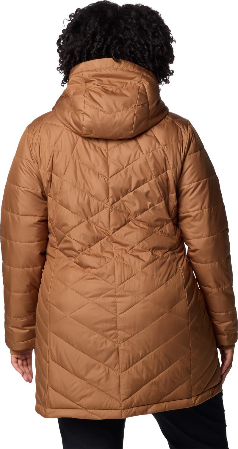 Heavenly Long Hooded Jacket, Extended - Womens - Camel Brown 4