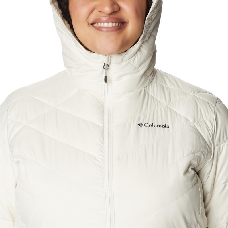 Heavenly Long Hooded Jacket, Extended - Womens - Chalk 6