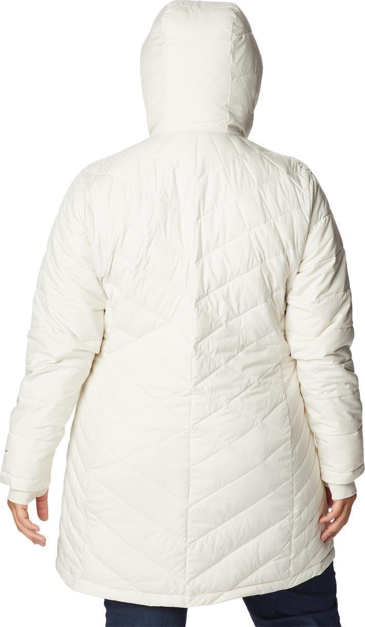 Heavenly Long Hooded Jacket, Extended - Womens - Chalk 2