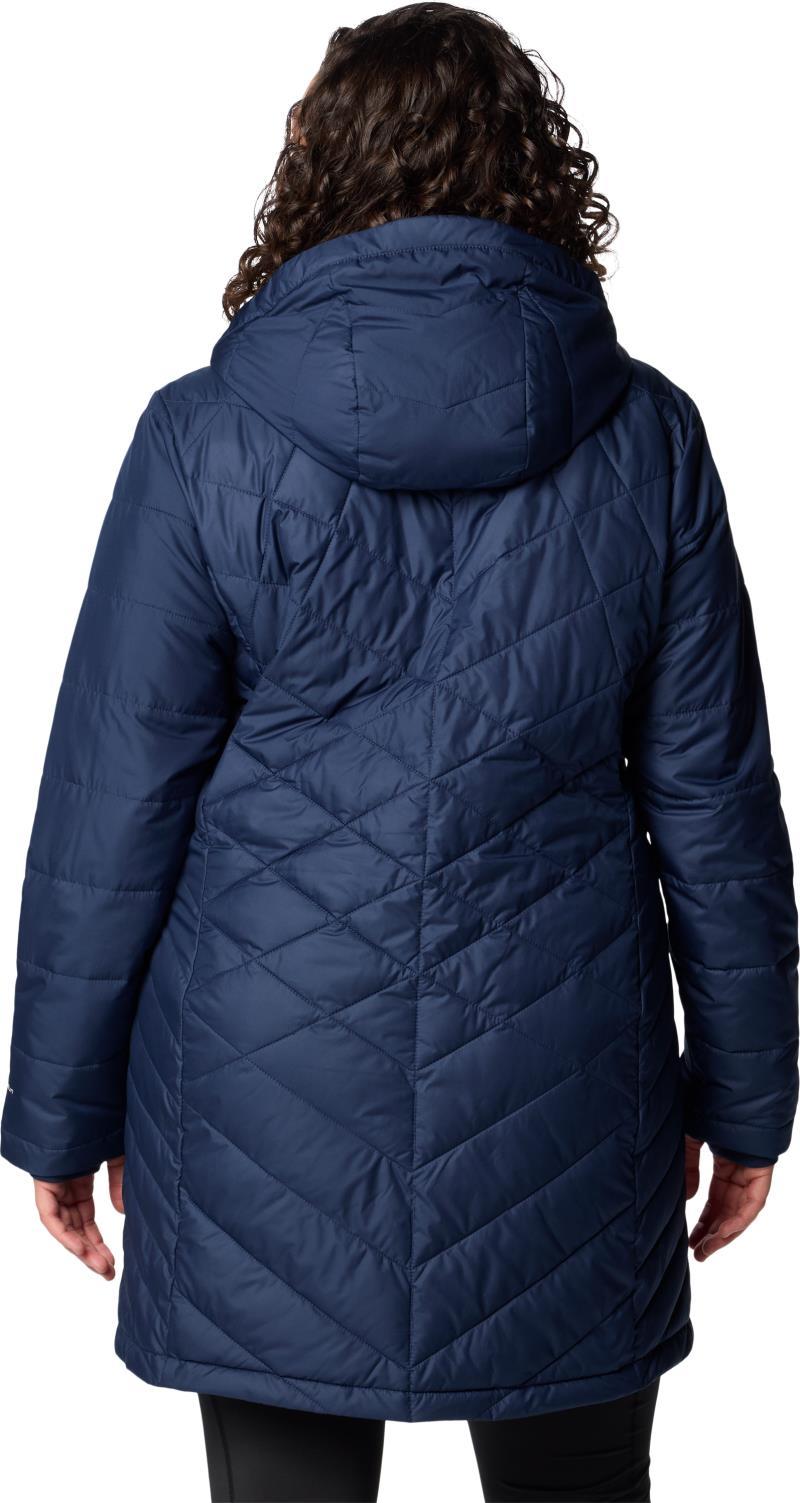 Heavenly Long Hooded Jacket, Extended - Womens - Collegiate Navy 3