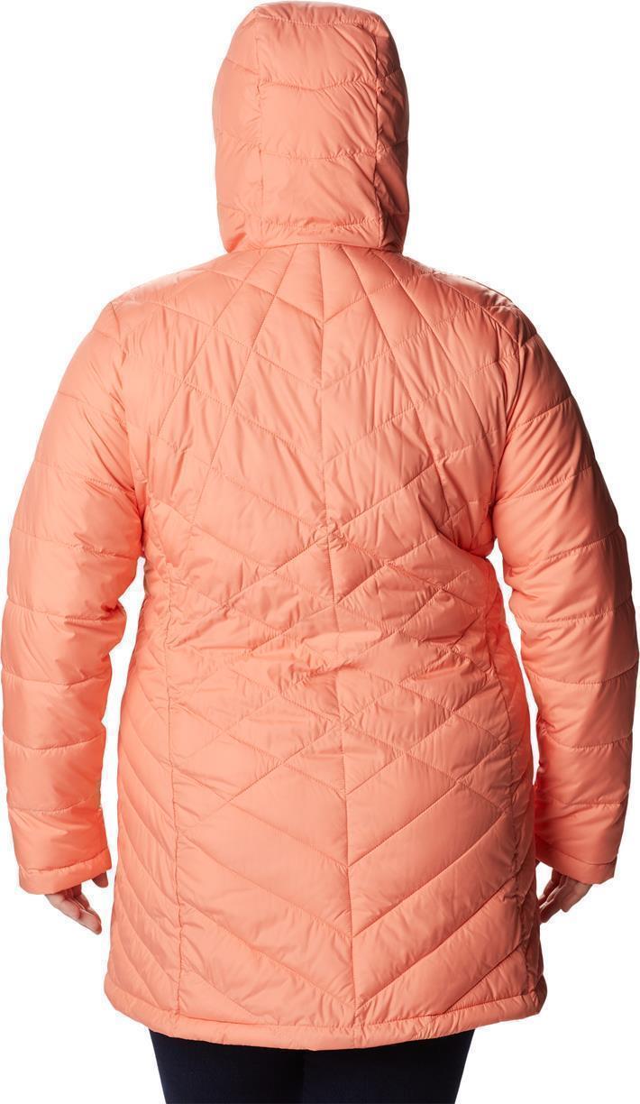 Heavenly Long Hooded Jacket, Extended - Womens - Coral Reef 2