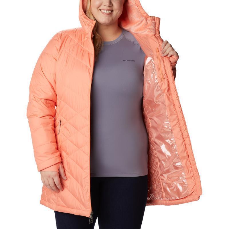 Heavenly Long Hooded Jacket, Extended - Womens - Coral Reef 5