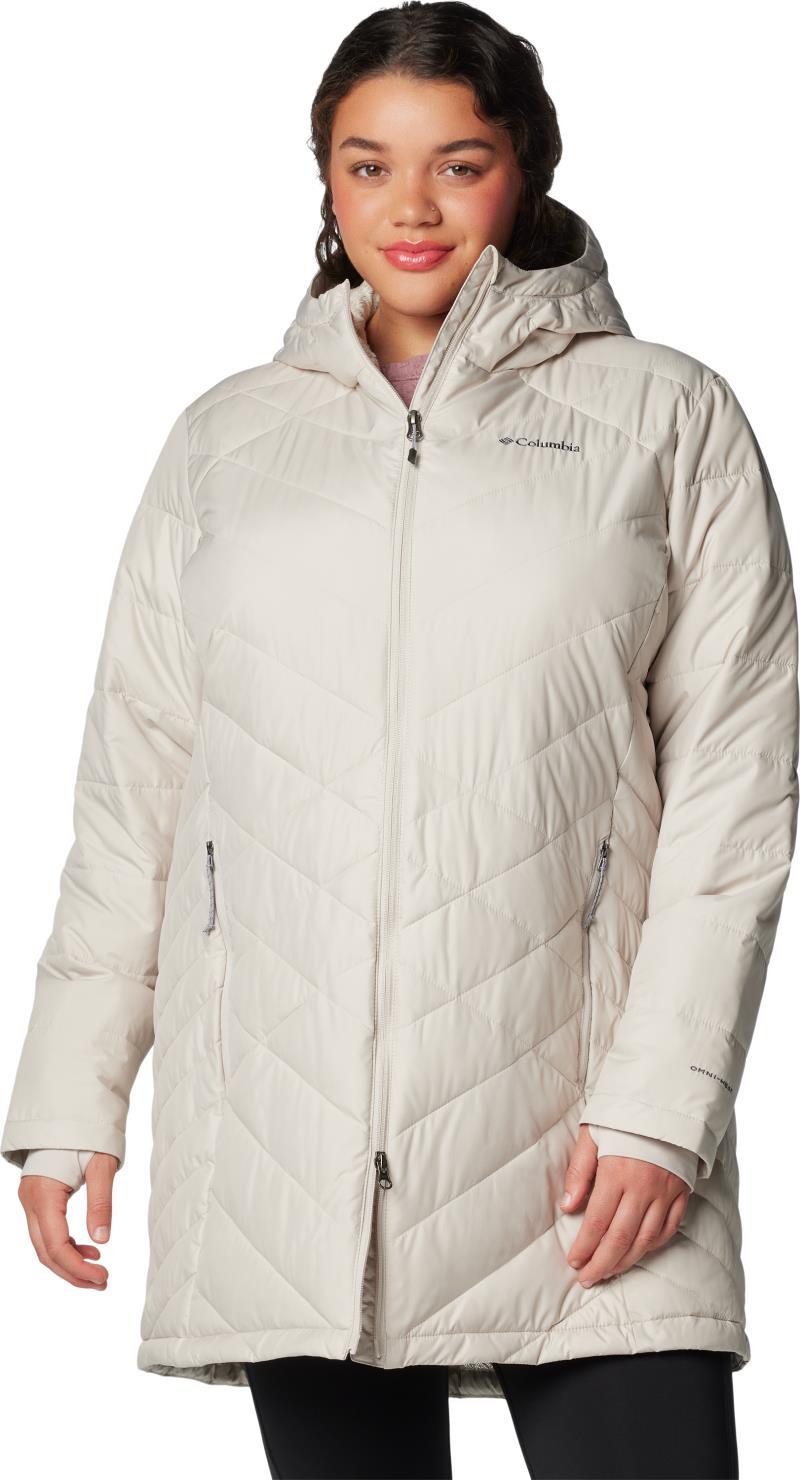 Heavenly Long Hooded Jacket, Extended - Womens - Dark Stone 1