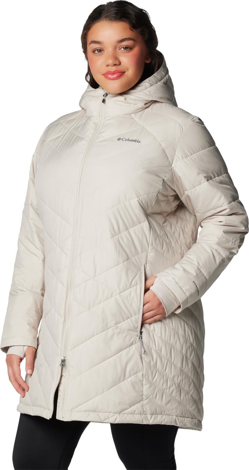 Heavenly Long Hooded Jacket, Extended - Womens - Dark Stone 2