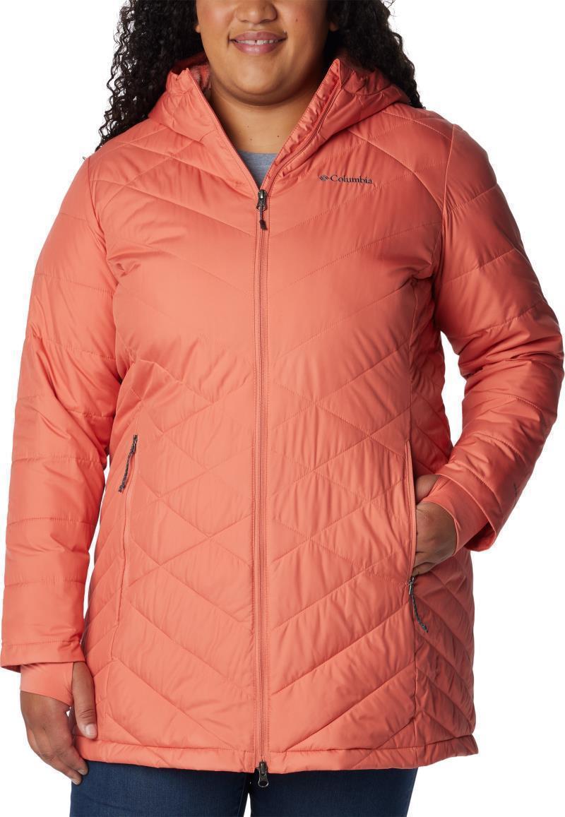 Heavenly Long Hooded Jacket, Extended - Womens - Faded Peach 1