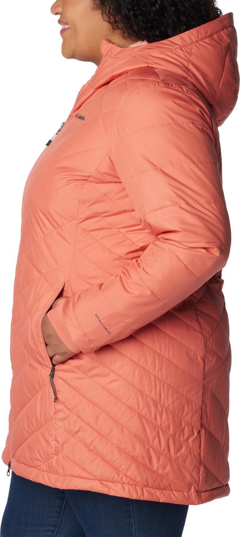 Heavenly Long Hooded Jacket, Extended - Womens - Faded Peach 2