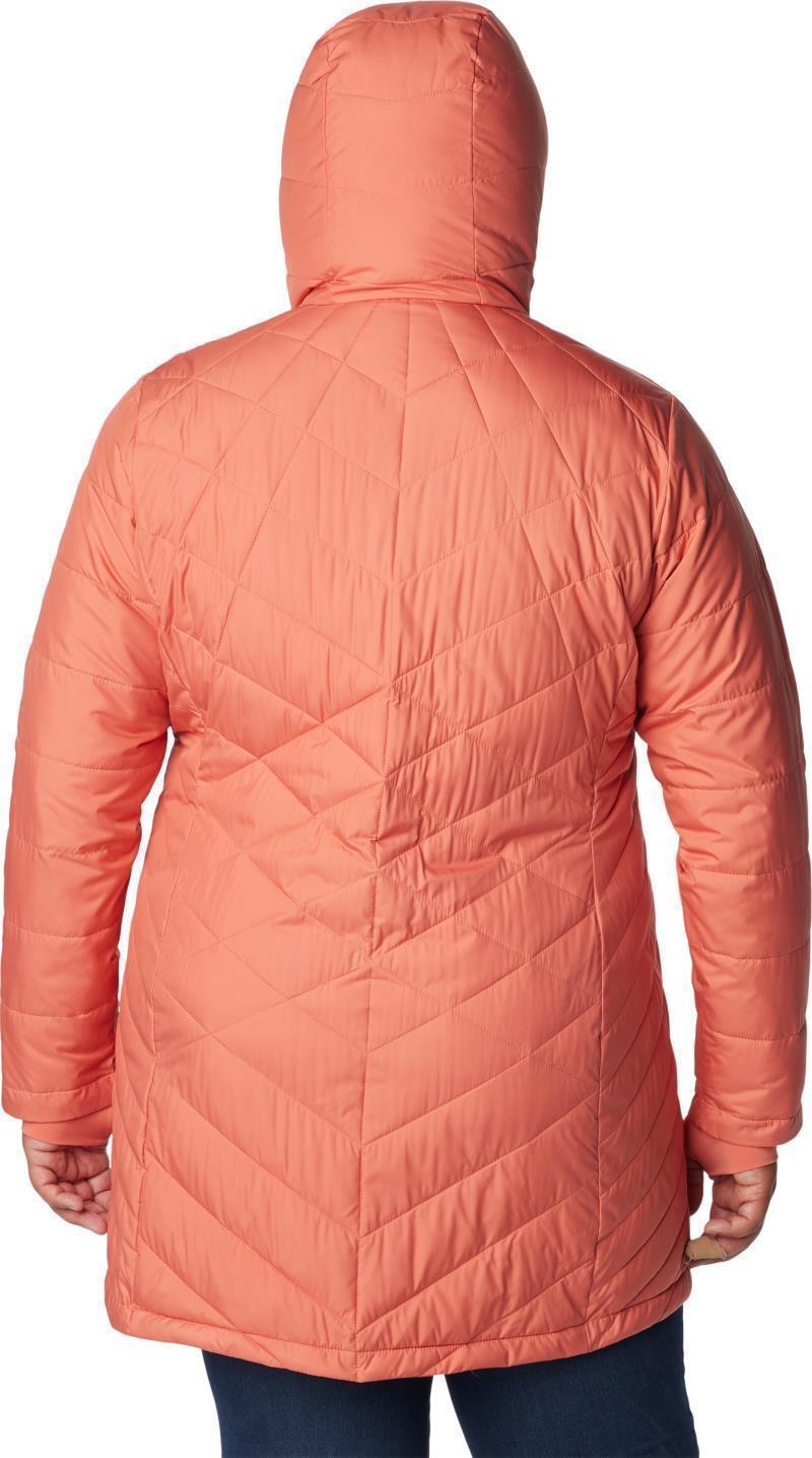 Heavenly Long Hooded Jacket, Extended - Womens - Faded Peach 3