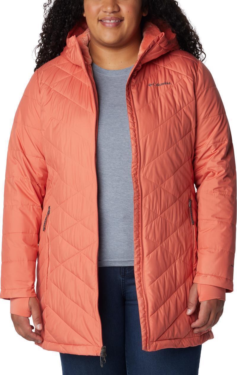 Heavenly Long Hooded Jacket, Extended - Womens - Faded Peach 4