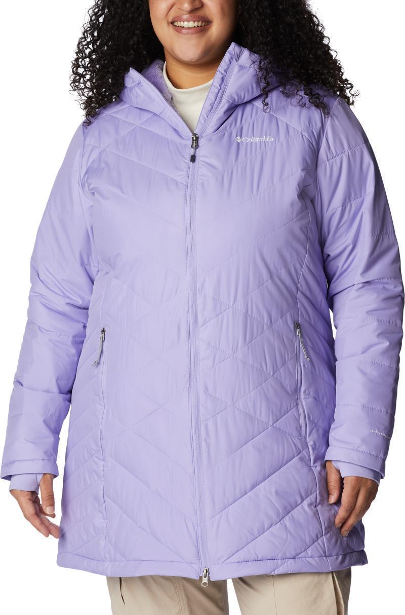 Heavenly Long Hooded Jacket, Extended - Womens - Frosted Purple 1