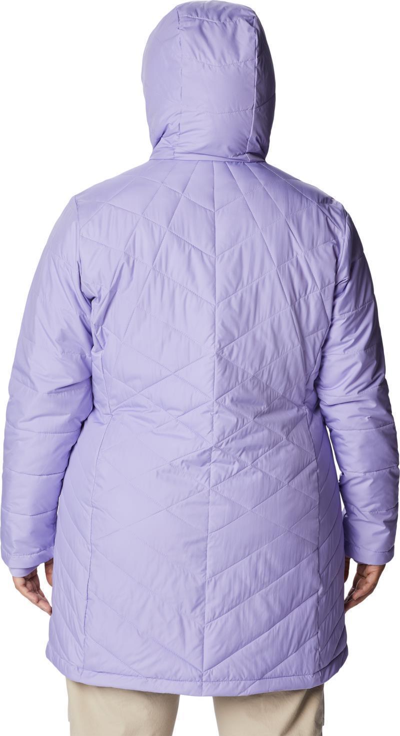 Heavenly Long Hooded Jacket, Extended - Womens - Frosted Purple 2