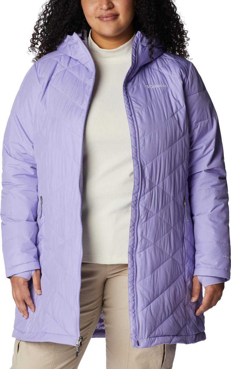Heavenly Long Hooded Jacket, Extended - Womens - Frosted Purple 3