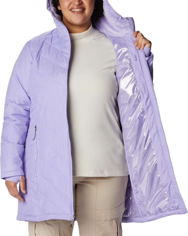 Heavenly Long Hooded Jacket, Extended - Womens - Frosted Purple 5