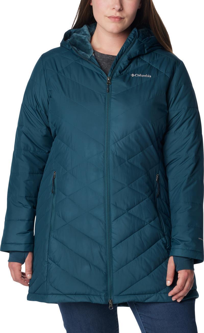 Heavenly Long Hooded Jacket, Extended - Womens - Night Wave 1