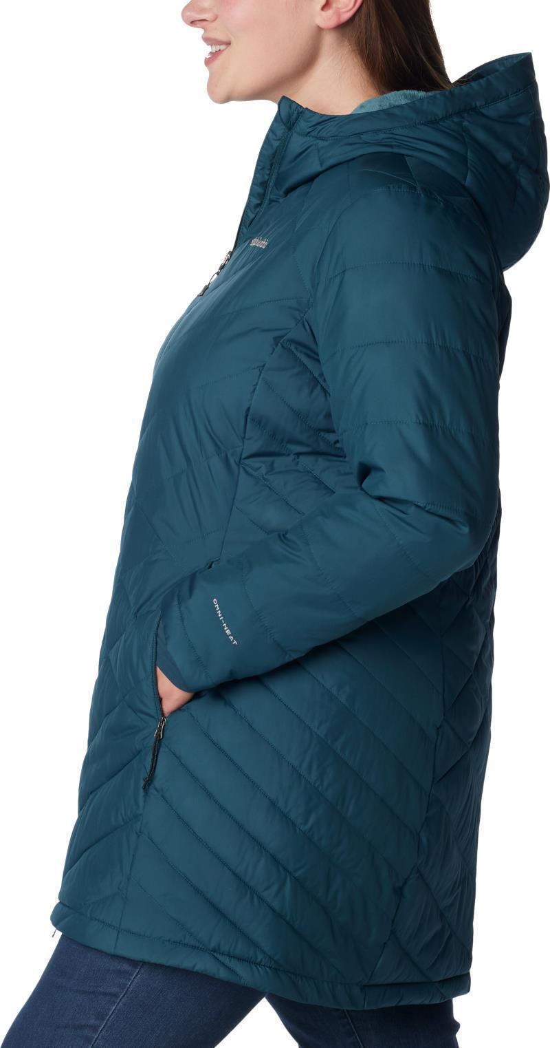 Heavenly Long Hooded Jacket, Extended - Womens - Night Wave 2