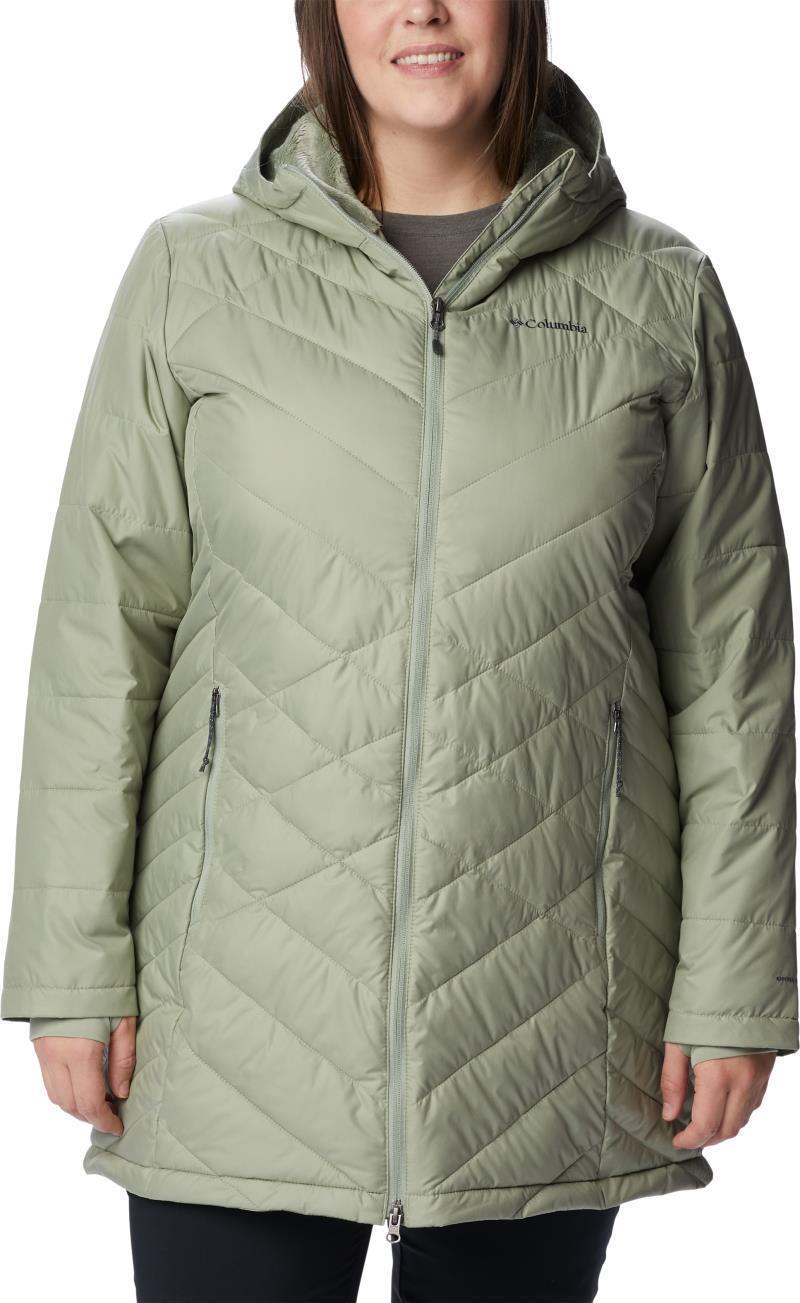 Heavenly Long Hooded Jacket, Extended - Womens - Safari 1