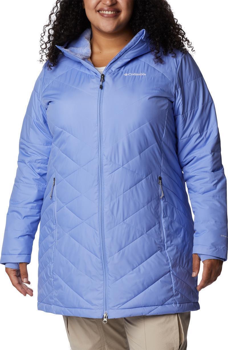 Heavenly Long Hooded Jacket, Extended - Womens - Serenity 1