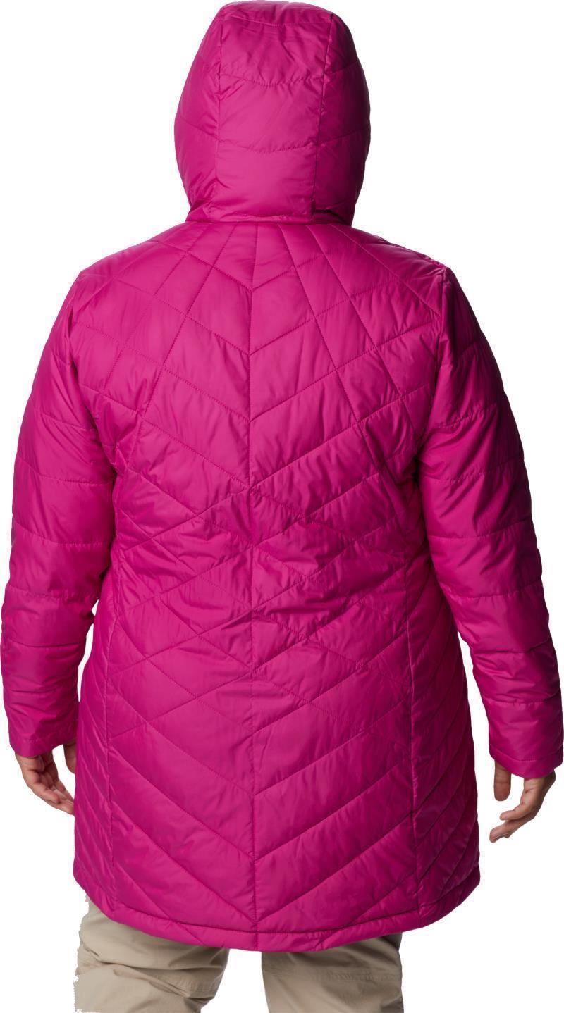 Heavenly Long Hooded Jacket, Extended - Womens - Wild Fuchsia 2