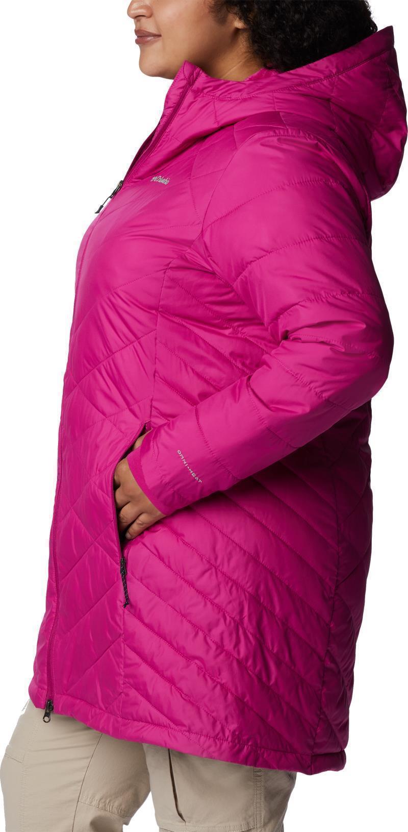 Heavenly Long Hooded Jacket, Extended - Womens - Wild Fuchsia 5