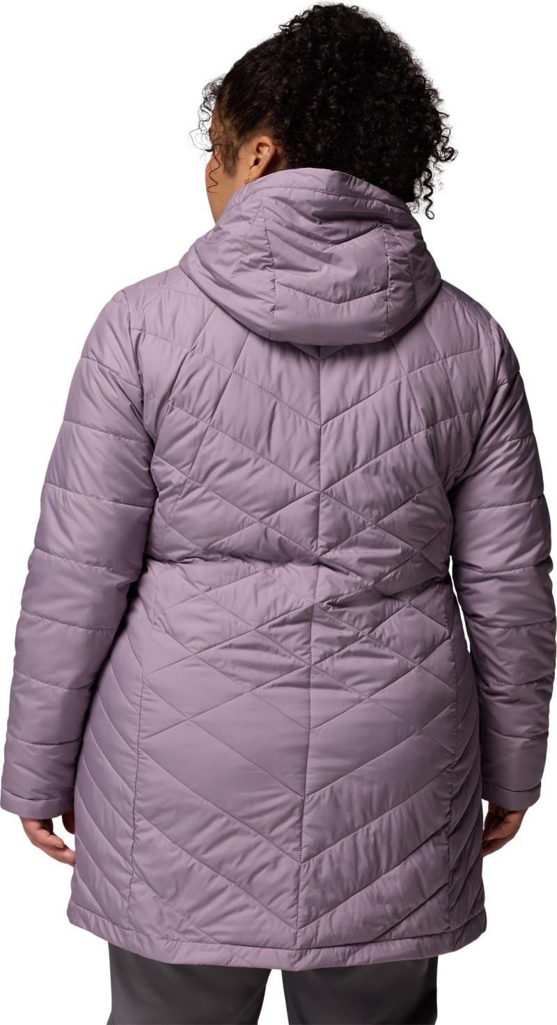 Heavenly Long Hooded Jacket, Extended - Womens - shale purple 1
