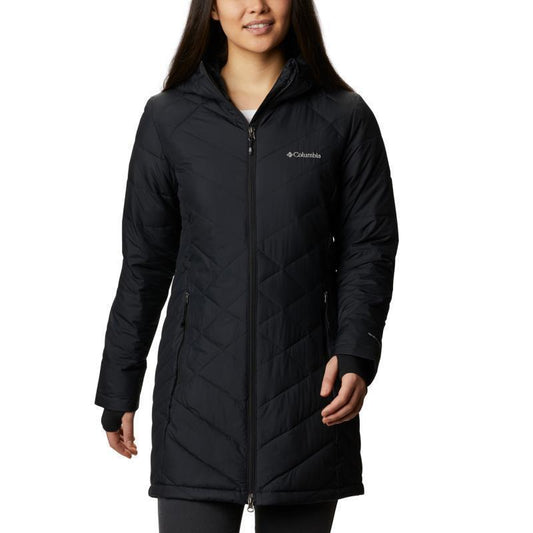 Heavenly Long Hooded Jacket - Womens - Black 1