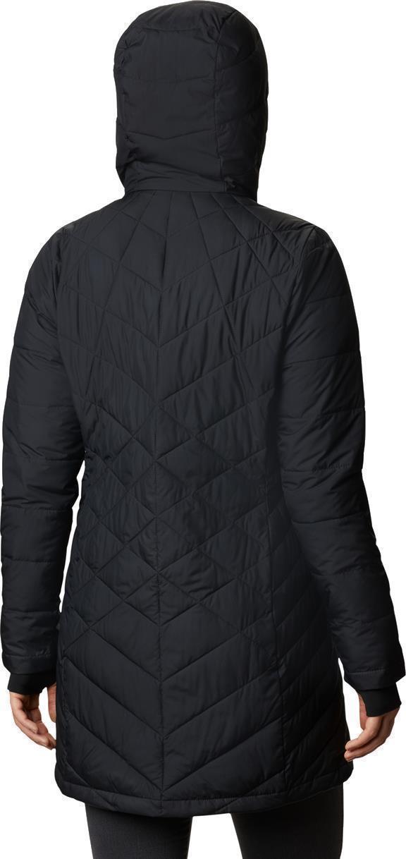 Heavenly Long Hooded Jacket - Womens - Black 2