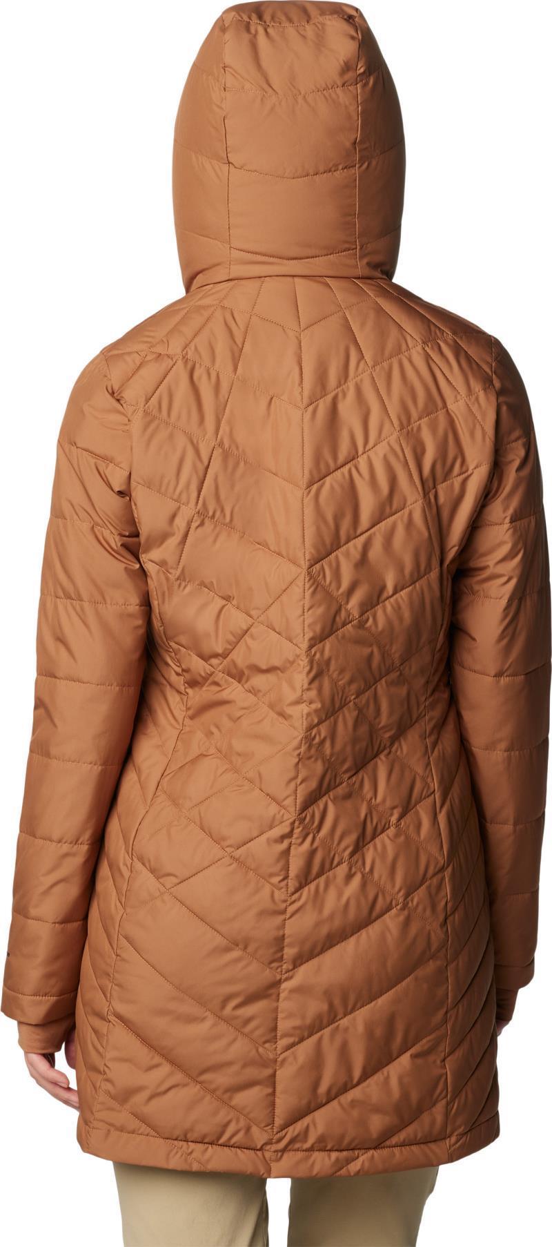 Heavenly Long Hooded Jacket - Womens - Camel Brown 2