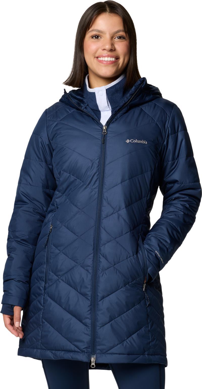 Heavenly Long Hooded Jacket - Womens - Collegiate Navy 1