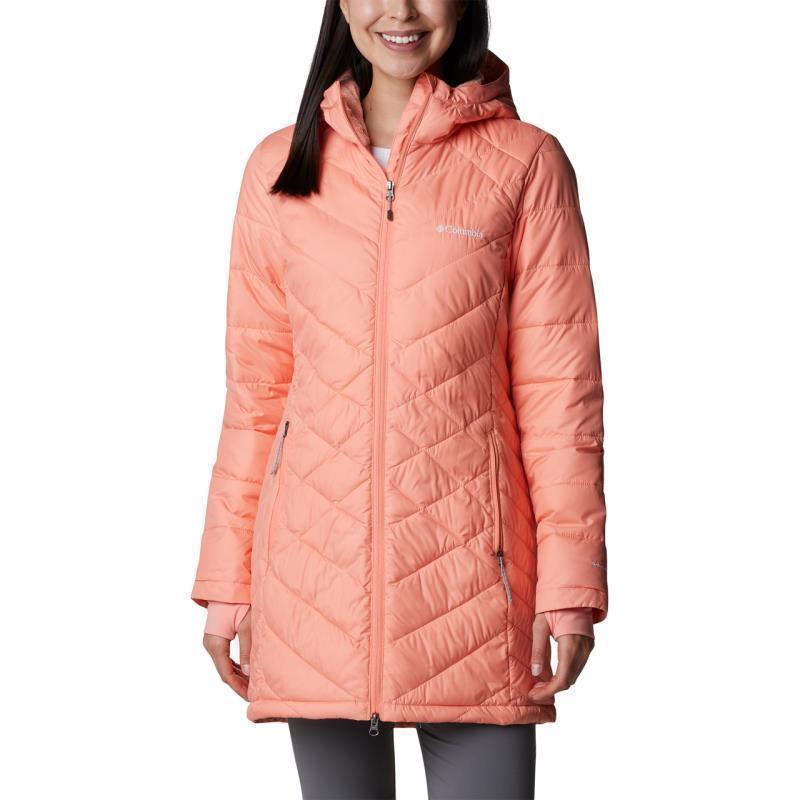 Heavenly Long Hooded Jacket - Womens - Coral Reef 1