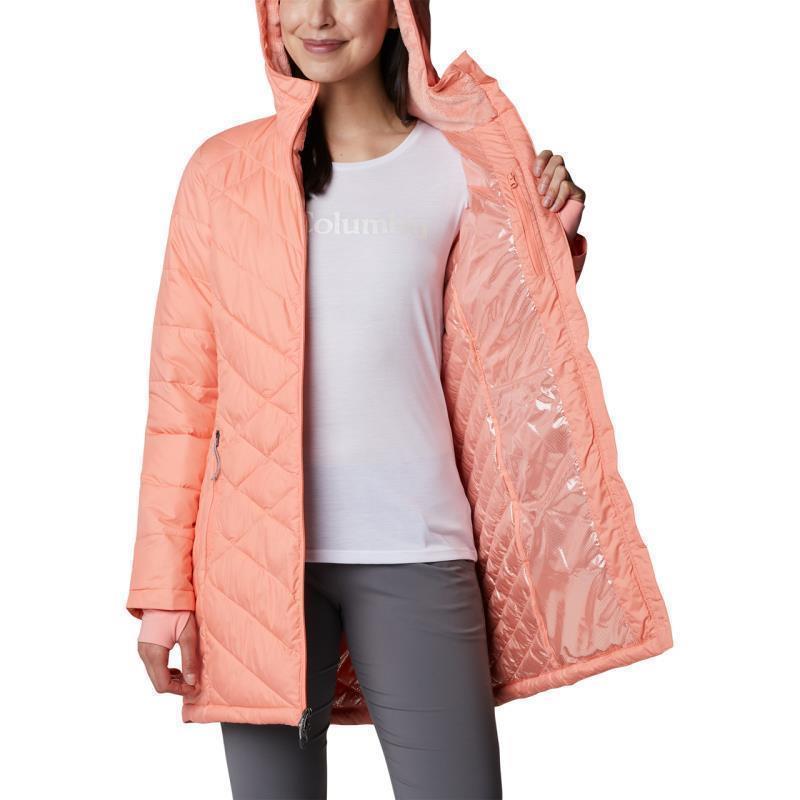 Heavenly Long Hooded Jacket - Womens - Coral Reef 5