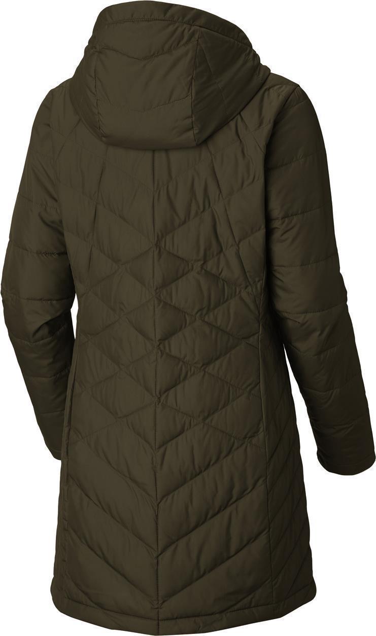 Heavenly Long Hooded Jacket - Womens - Olive Green 2