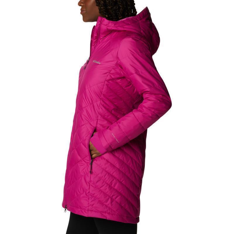 Heavenly Long Hooded Jacket - Womens - Wild Fuchsia 3
