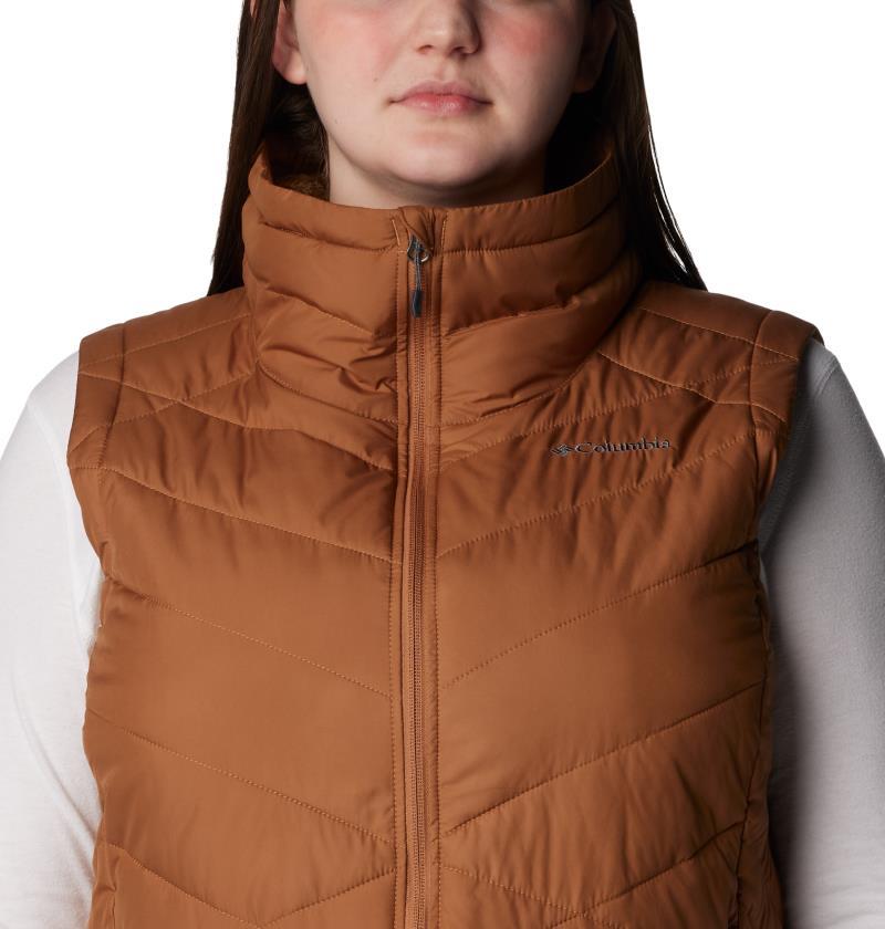 Heavenly Long Vest - Plus - Womens - Camel Brown 6