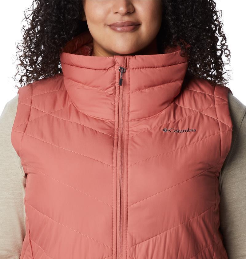 Heavenly Long Vest - Plus - Womens - Dark Coral 6