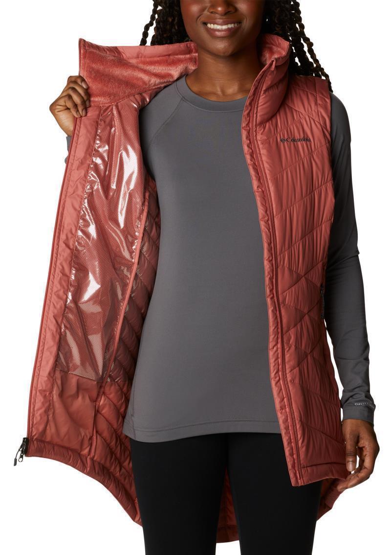 Heavenly Long Vest - Womens - Dark Coral 4
