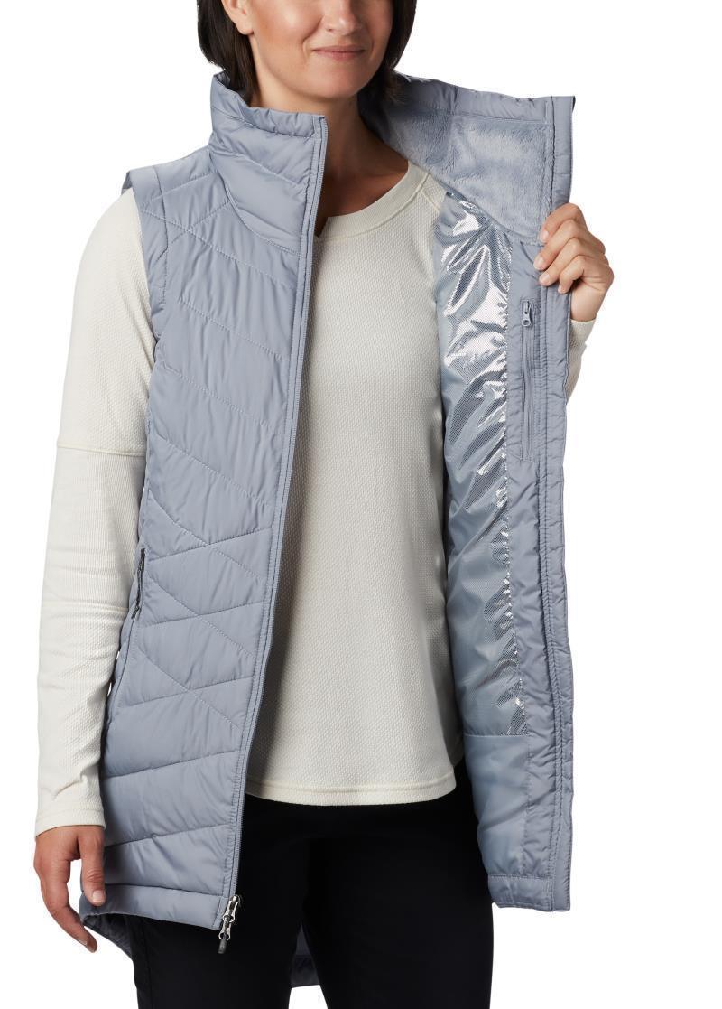 Heavenly Long Vest - Womens - Tradewinds Grey 3