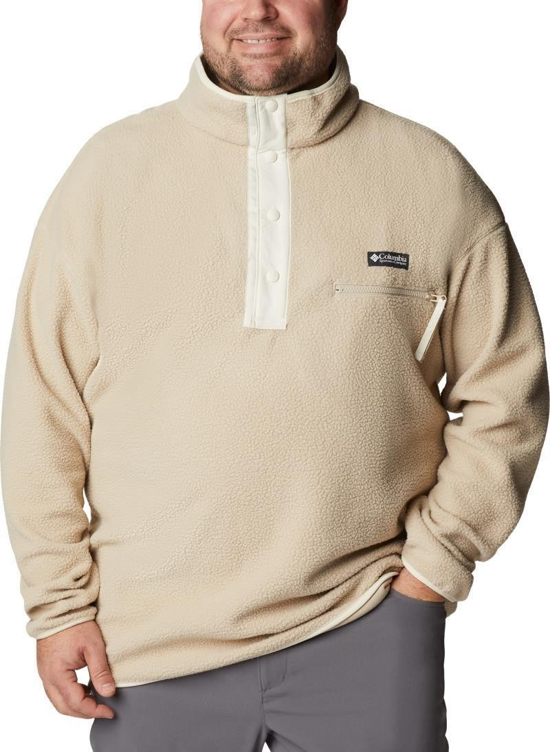 Helvetia Half Snap Fleece - Big - Mens - ancient fossil 1