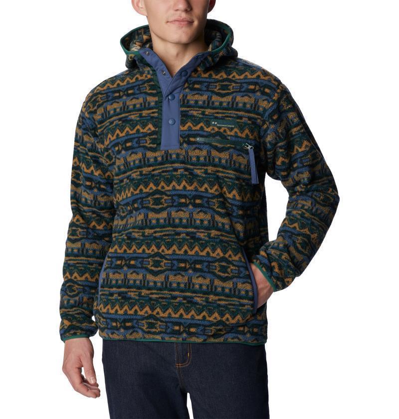 Helvetia Hoodie - Tall - Mens - Spruce 80s Stripe Print 1