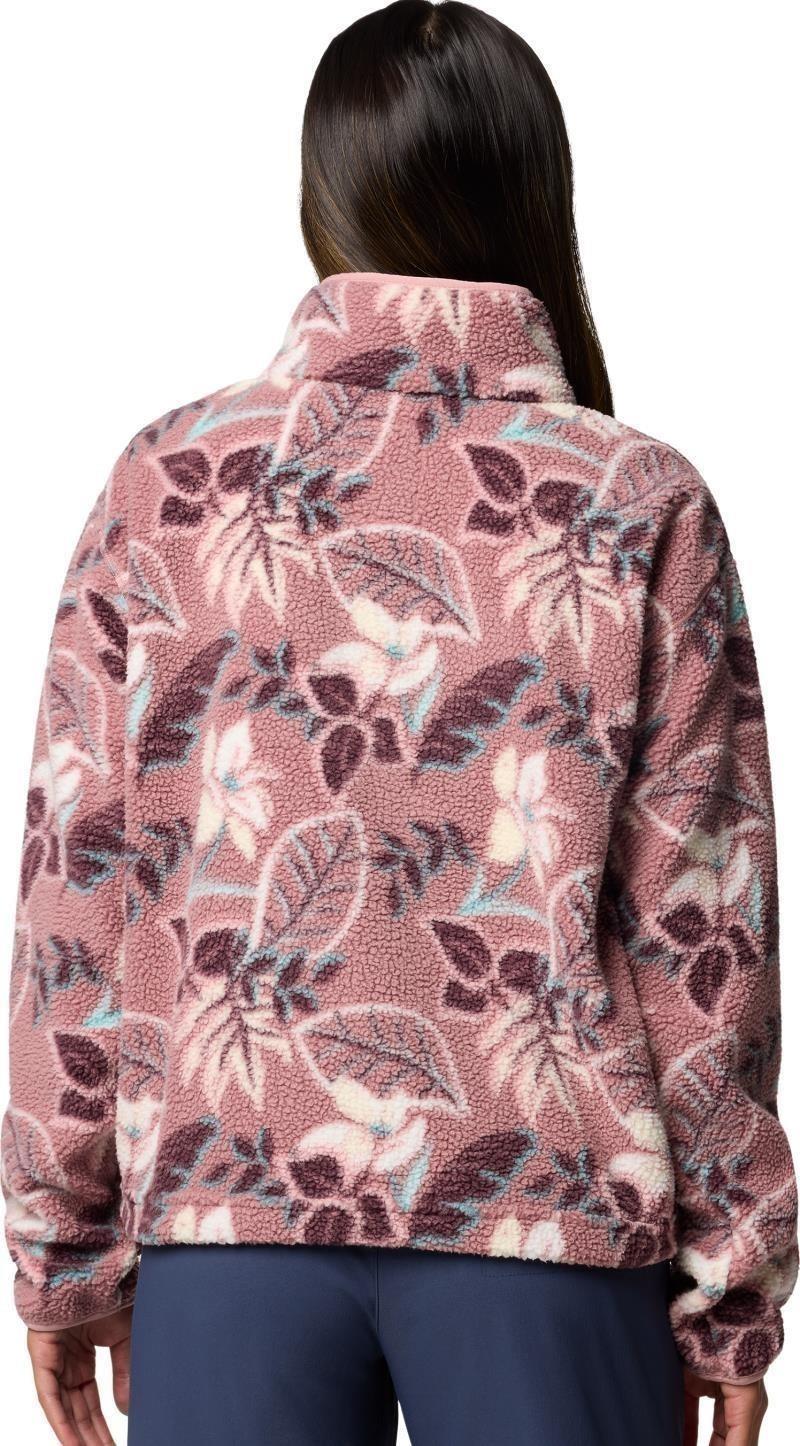 Helvetia II Cropped Half-Snap, Printed - Womens - fig pasteled multi 1