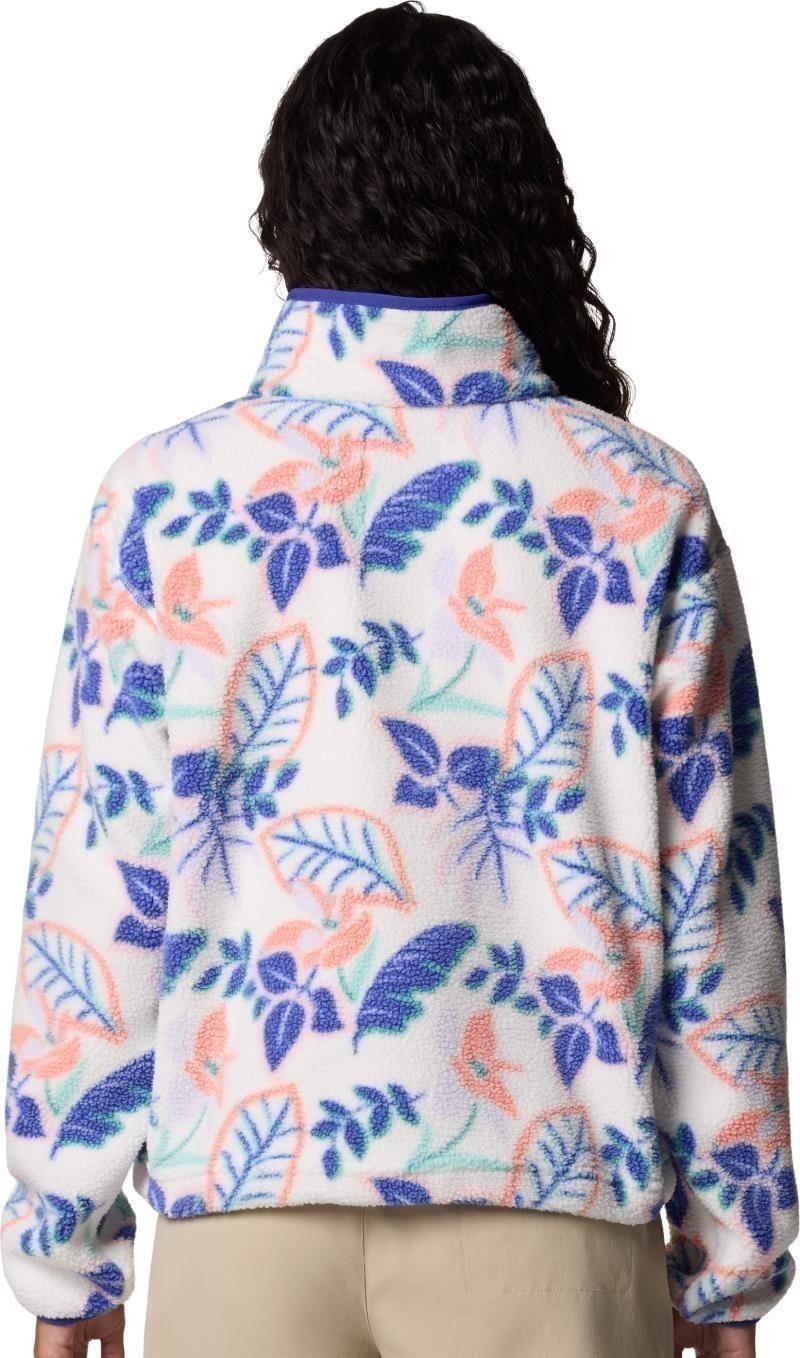 Helvetia II Cropped Half-Snap, Printed - Womens - sea salt pasteled multi 1