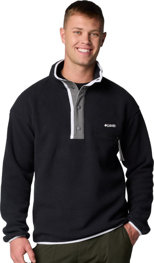 Helvetia II Half Snap Fleece - Mens - black 1