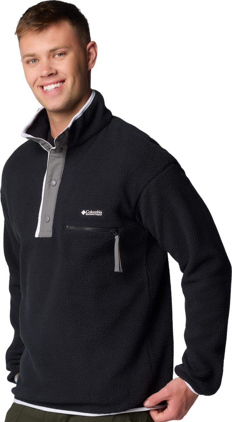 Helvetia II Half Snap Fleece - Mens - black 1