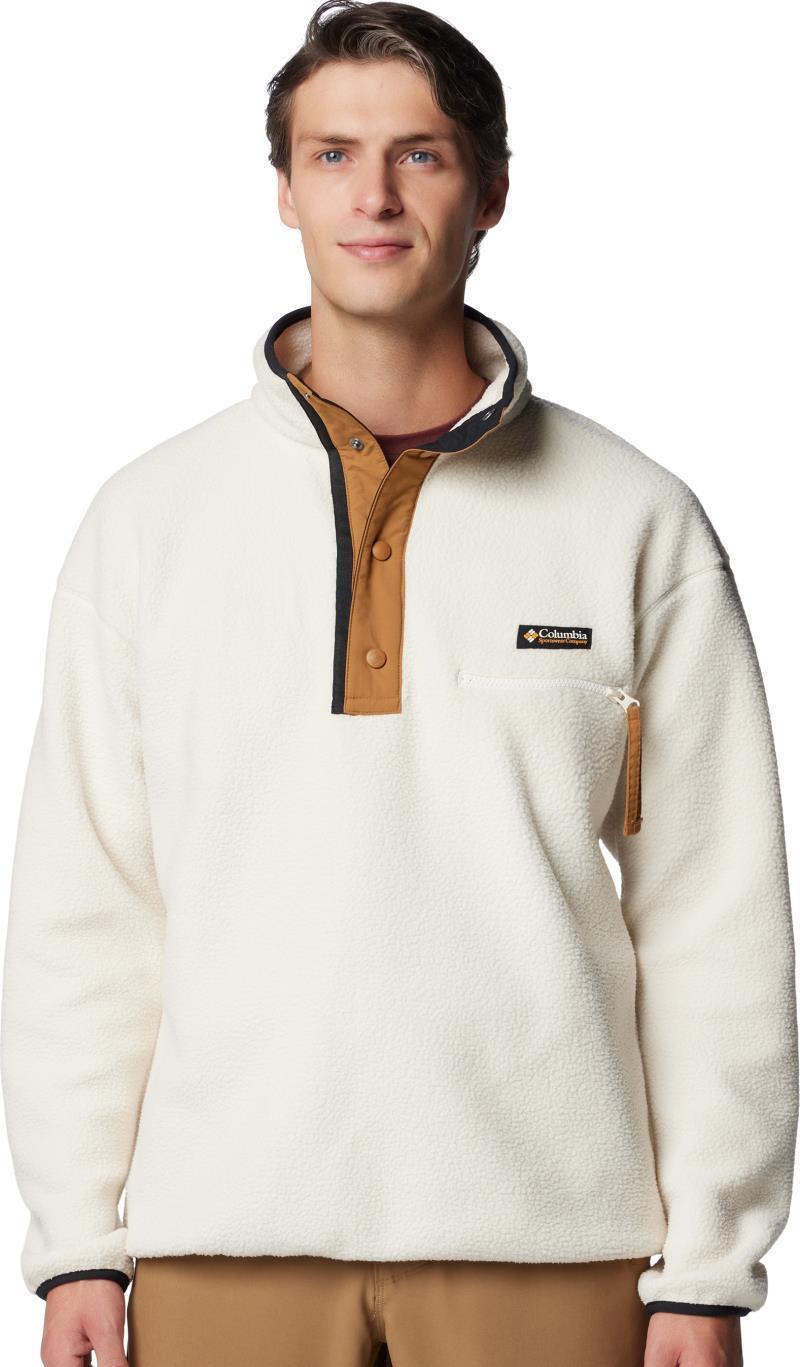 Helvetia II Half Snap Fleece - Mens - chalk 1
