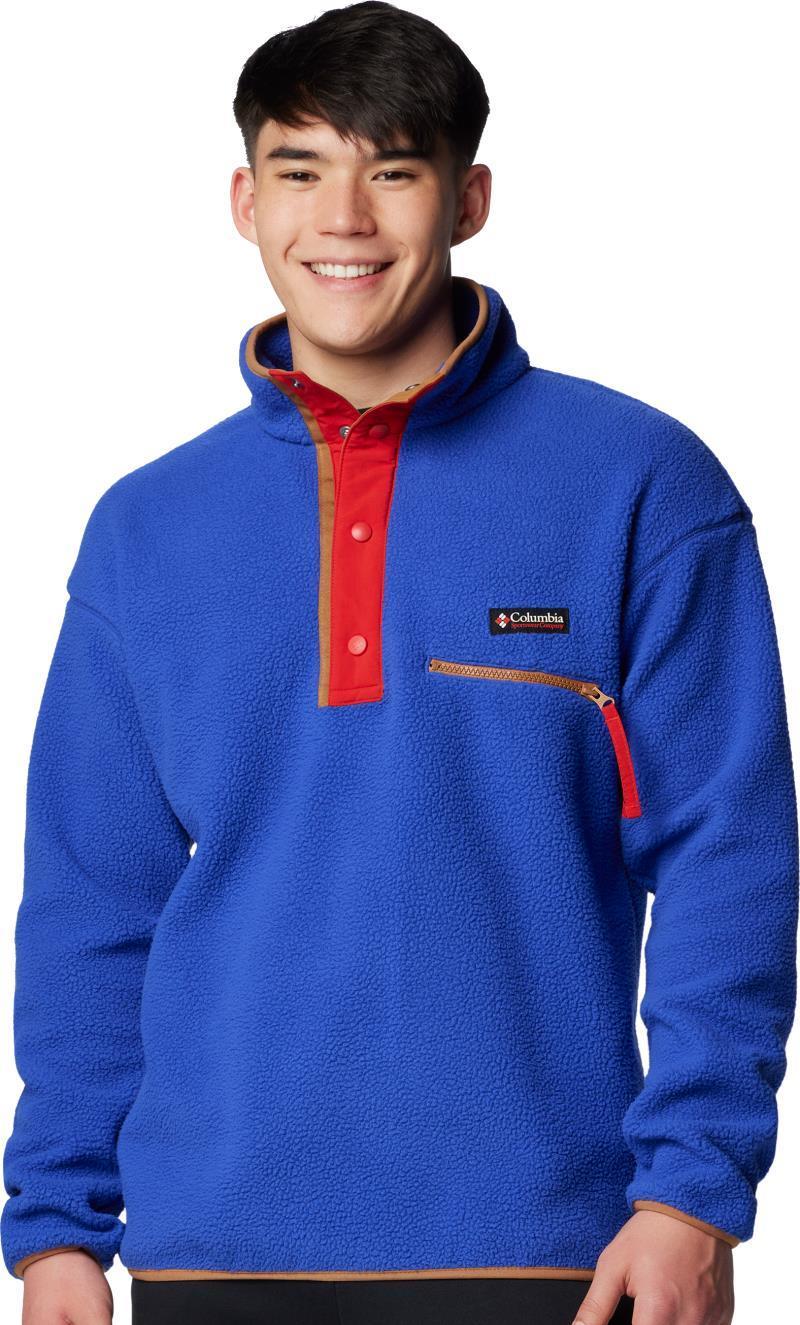 Helvetia II Half Snap Fleece - Mens - clematis blue 1