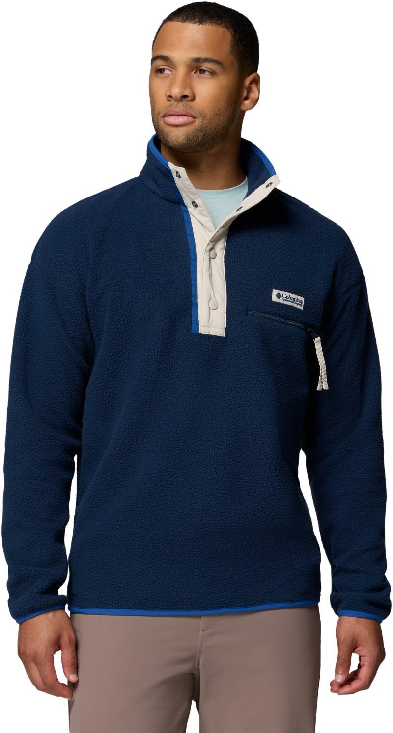 Helvetia II Half Snap Fleece - Mens - collegiate navy 1