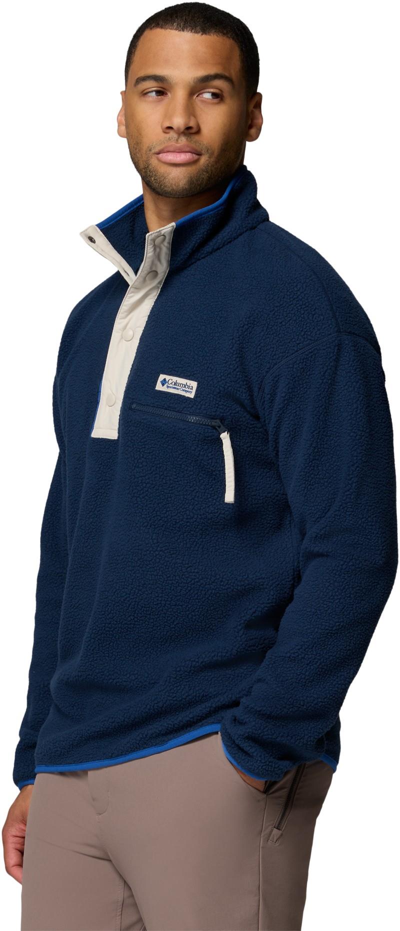 Helvetia II Half Snap Fleece - Mens - collegiate navy 1